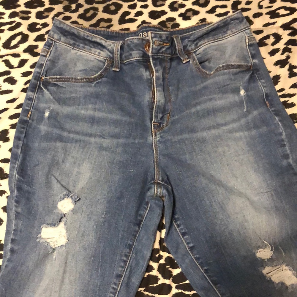 Large regular length jeggings